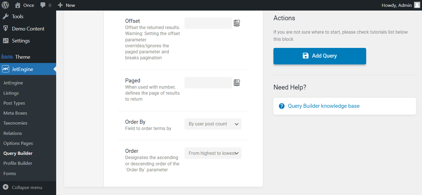 the second part of the users query misc tab