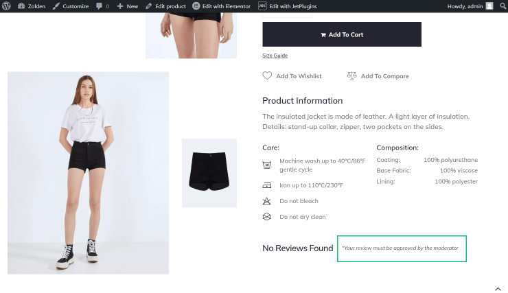 unapproved review