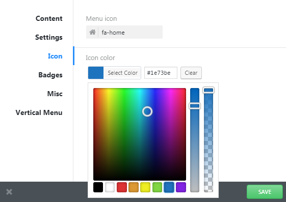icon block