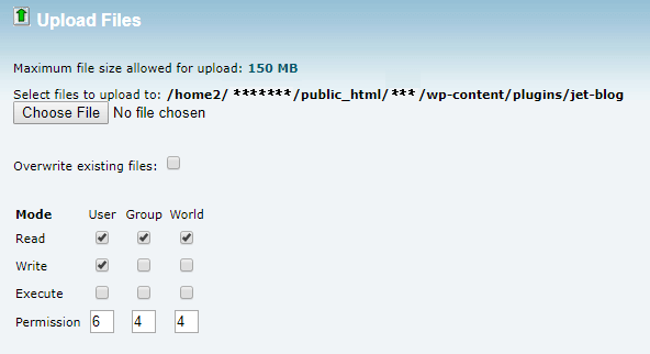Upload Files