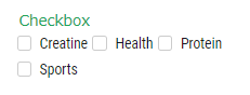 checkboxes filter sample