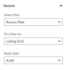 general settings