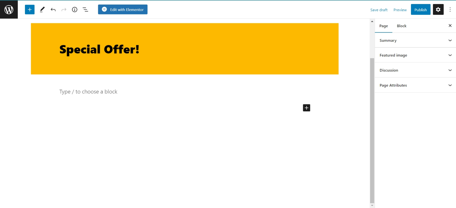 hiding gutenberg block with dynamic visibility