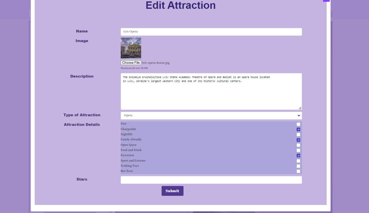 second pop-up on front end