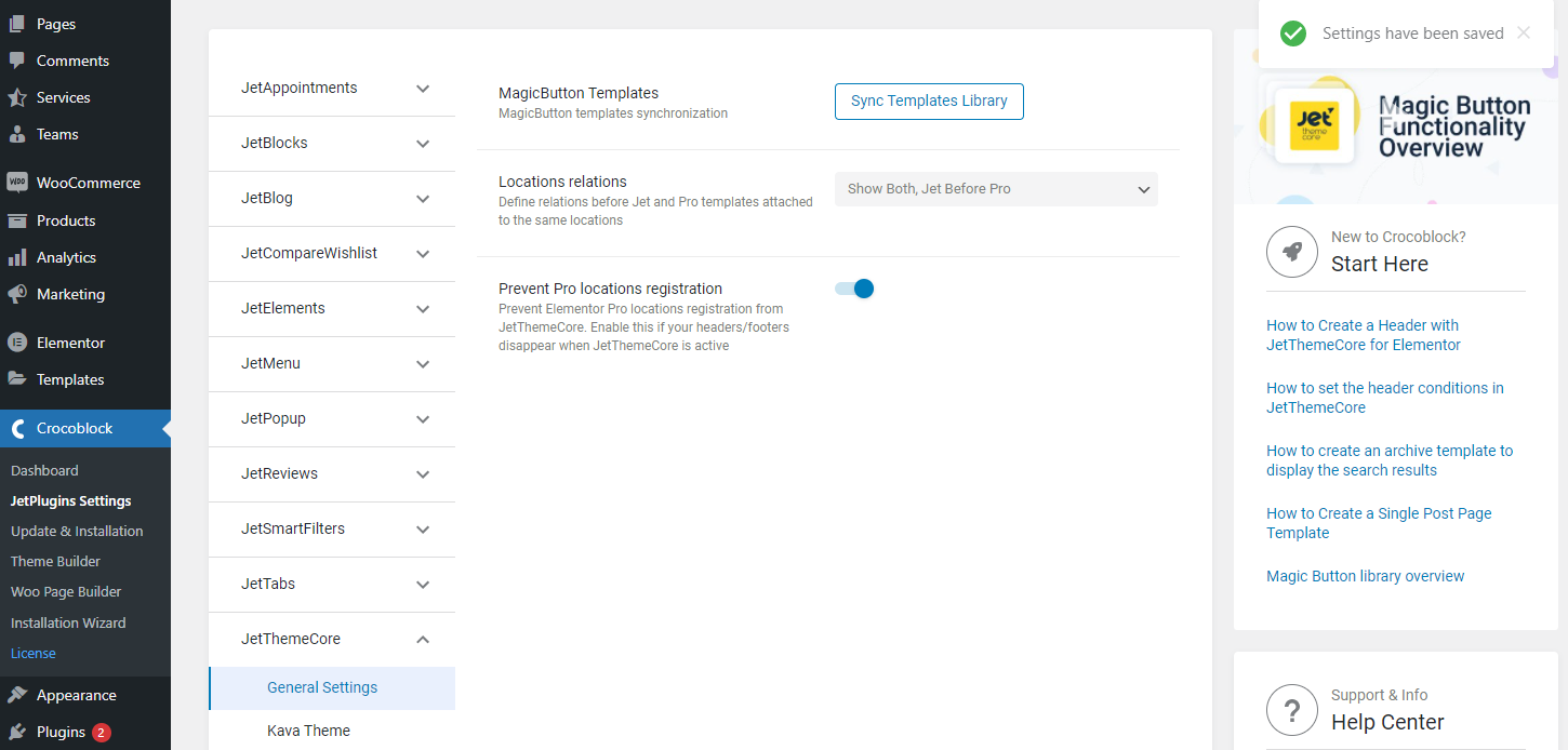 prevent pro locations registration feature activated