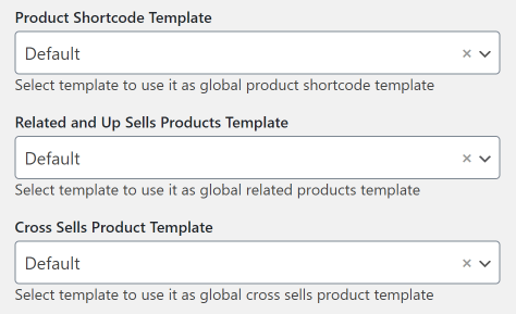 Archive Products page settings