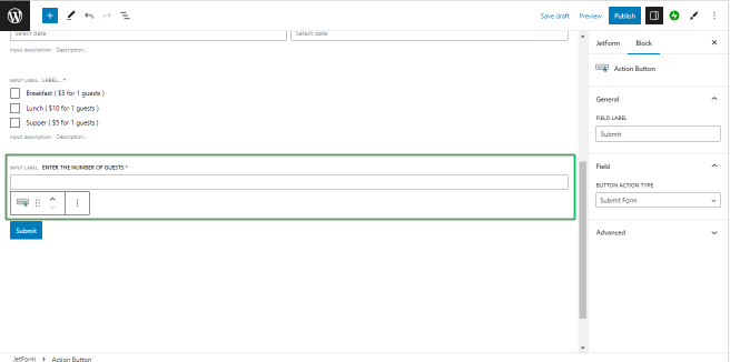 adding number fields